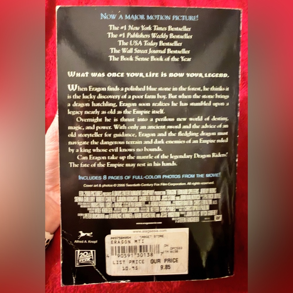 Eragon by Christopher Paolini Paperback No Rips Tears or Writing Best Seller! ๐ - Picture 9 of 9